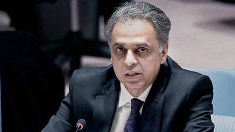At UNSC meet Indian Ambassador to the UN Syed Akbaruddin said: ‘We must focus on addressing the challenges posed by cross border terrorism emanating from safe havens and sanctuaries to our region and especially to Afghanistan.’ (Photo: PTI) At UNSC meet Indian Ambassador to the UN Syed Akbaruddin said: ‘We must focus on addressing the challenges posed by cross border terrorism emanating from safe havens and sanctuaries to our region and especially to Afghanistan.’ (Photo: PTI)