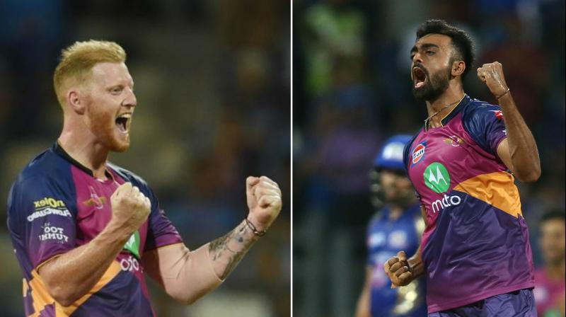 Ben Stokes was brought for 12.5 crore, While Jaydev Unadkat was paid 11.5 crore by Rajasthan Royals . (Photo: BCCI) Ben Stokes was brought for 12.5 crore, While Jaydev Unadkat was paid 11.5 crore by Rajasthan Royals . (Photo: BCCI)