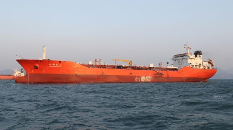 The ship, KOTI, was seized at Pyeongtaek-Dangjin port. (Photo: AFP/Representational) The ship, KOTI, was seized at Pyeongtaek-Dangjin port. (Photo: AFP/Representational)