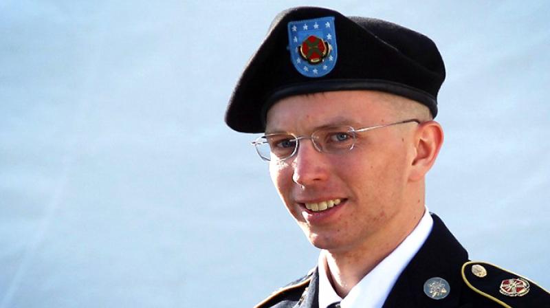 Manning, 28, who is held at the Fort Leavenworth, Kansas, military prison, is a transgender Army private who was born male and revealed after being convicted of espionage that she identifies as a woman. (Photo: AFP) Manning, 28, who is held at the Fort Leavenworth, Kansas, military prison, is a transgender Army private who was born male and revealed after being convicted of espionage that she identifies as a woman. (Photo: AFP)