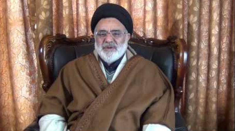 Hardline Hurriyat Conference leader and prominent Shia cleric Aga Syed Hassan (Photo: video grab) Hardline Hurriyat Conference leader and prominent Shia cleric Aga Syed Hassan (Photo: video grab)