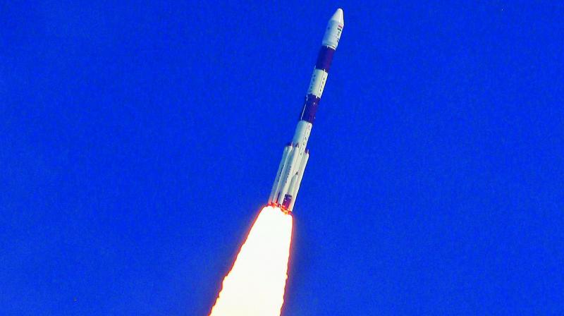 It may be recalled that the heat shield had created problem last time. For the second time, Isro launched the satellites into the multiple orbits. It may be recalled that the heat shield had created problem last time. For the second time, Isro launched the satellites into the multiple orbits.
