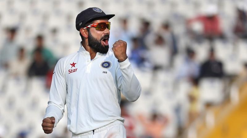 Virat Kohli created a record by being the first Indian captain to lead India in 19 consecutive unbeaten Tests. (Photo: AP) Virat Kohli created a record by being the first Indian captain to lead India in 19 consecutive unbeaten Tests. (Photo: AP)