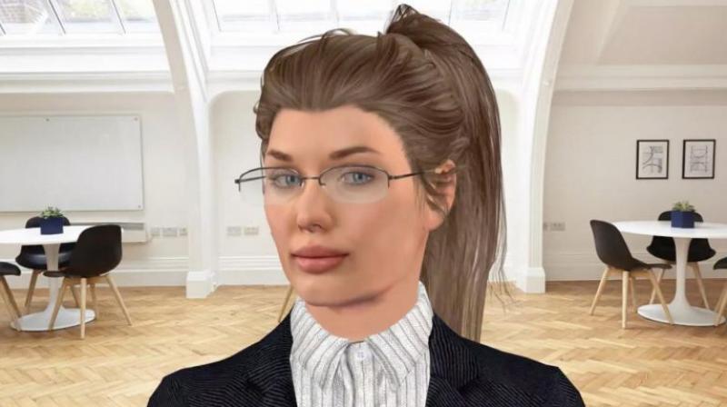 Robot Vera is an AI-based software technology that uses machine learning. (Photo: AFP) Robot Vera is an AI-based software technology that uses machine learning. (Photo: AFP)