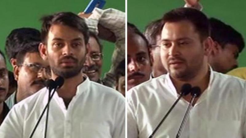 Targeting the BJP, Tejaswi said the BJP will be defeated by the RJD in the same way as it was during the recently concluded by-polls. (Photo: ANI) Targeting the BJP, Tejaswi said the BJP will be defeated by the RJD in the same way as it was during the recently concluded by-polls. (Photo: ANI)