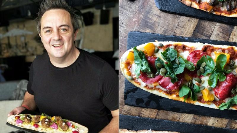 Chef Shaun Kenworthy along with one of the dishes he created for Doppio Bar and Brasserie. Chef Shaun Kenworthy along with one of the dishes he created for Doppio Bar and Brasserie.