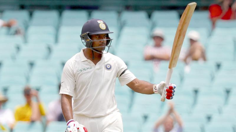 For Agarwal too though, this was an additional confidence booster after his showing in the debut Test at Melbourne. (Photo: AFP) For Agarwal too though, this was an additional confidence booster after his showing in the debut Test at Melbourne. (Photo: AFP)