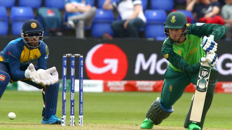The Proteas got off to a quickfire start as the openers Aiden Markram and Hashim Amla scored 47 runs in the opening 6.2 overs. (Photo: AFP) The Proteas got off to a quickfire start as the openers Aiden Markram and Hashim Amla scored 47 runs in the opening 6.2 overs. (Photo: AFP)
