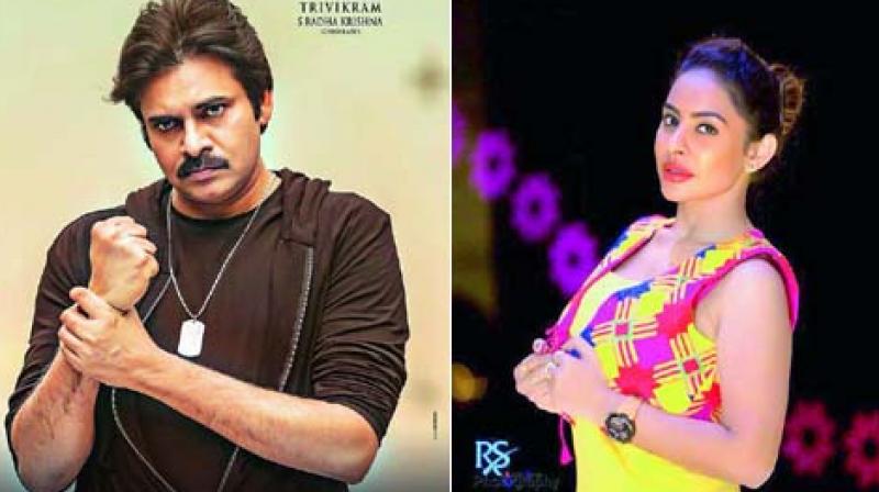 Pawan Kalyan and Sri Reddy Pawan Kalyan and Sri Reddy