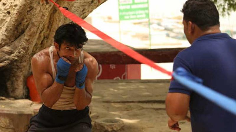 Vineet Singh in a still from 'Mukkabaaz.' Vineet Singh in a still from 'Mukkabaaz.'