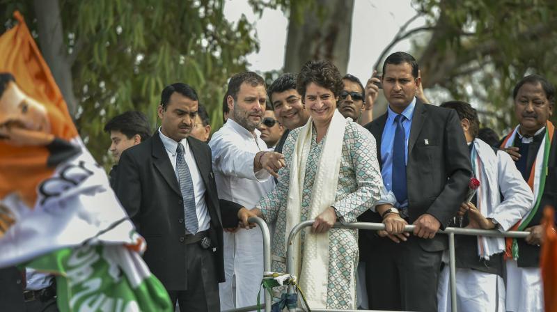 The grand roadshow is likely to and pass through places such as Hussainganj and Hazratganj before culminating at the Uttar Pradesh Congress Committee office. (Photo: INC Congress) The grand roadshow is likely to and pass through places such as Hussainganj and Hazratganj before culminating at the Uttar Pradesh Congress Committee office. (Photo: INC Congress)