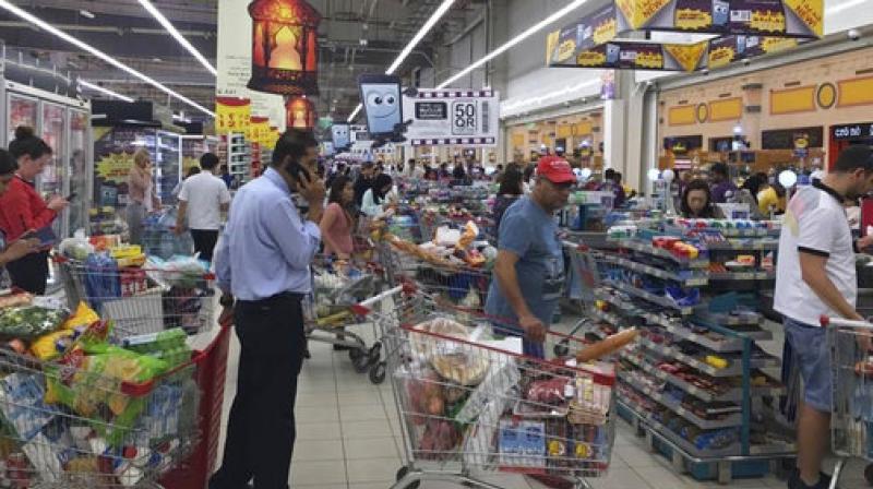 Qatar said that it had begun shipping cargo through Oman to bypass Gulf countries that have cut off sea and land routes to the tiny, energy-rich nation, the latest move by Doha to show it can survive a diplomatic dispute with its neighbors. Qatar said that it had begun shipping cargo through Oman to bypass Gulf countries that have cut off sea and land routes to the tiny, energy-rich nation, the latest move by Doha to show it can survive a diplomatic dispute with its neighbors.