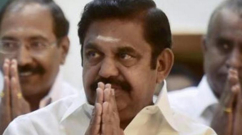 Tamil Nadu Chief Minister K Palaniswami (File photo) Tamil Nadu Chief Minister K Palaniswami (File photo)