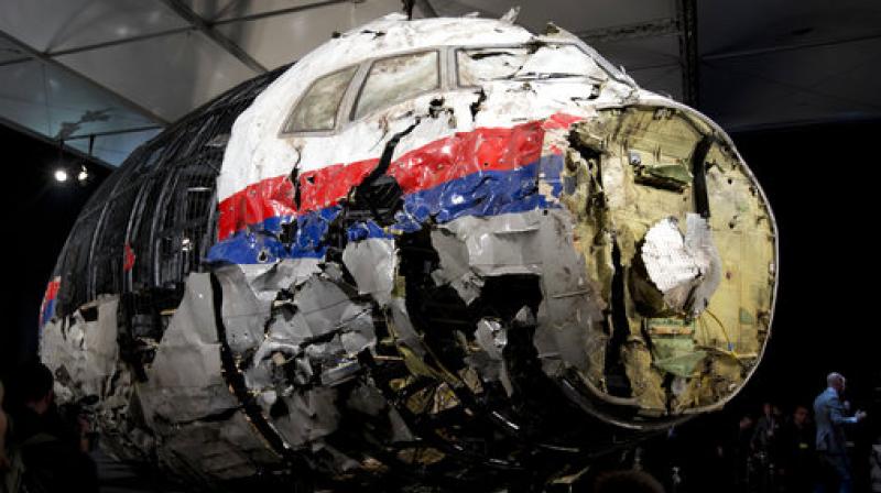 Malaysia Airlines Flight 17 broke up high over Eastern Ukraine killing all 298 people on board. Any suspects in the downing of Malaysia Airlines flight 17 over Ukraine in 2014 will be prosecuted in the Netherlands. (Photo; AP) Malaysia Airlines Flight 17 broke up high over Eastern Ukraine killing all 298 people on board. Any suspects in the downing of Malaysia Airlines flight 17 over Ukraine in 2014 will be prosecuted in the Netherlands. (Photo; AP)