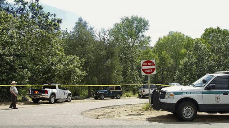 The Water Wheel Campground parking lot is blocked off by authorities Sunday, July 16, 2017, in the Tonto National Forest, Ariz., after a deadly flash-flooding hit Saturday afternoon at Cold Springs canyon. (Photo: AP) The Water Wheel Campground parking lot is blocked off by authorities Sunday, July 16, 2017, in the Tonto National Forest, Ariz., after a deadly flash-flooding hit Saturday afternoon at Cold Springs canyon. (Photo: AP)
