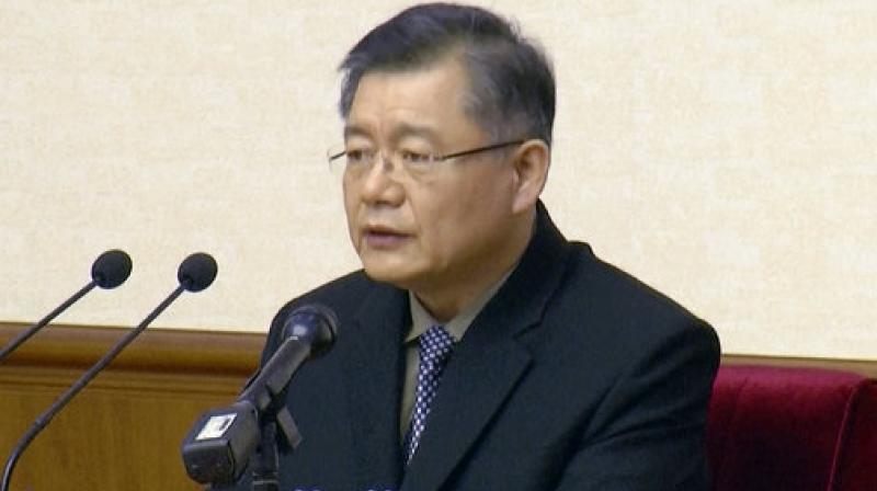 Canadian Hyeon Soo Lim speaks in Pyongyang, North Korea. Canadian Prime Minister Justin Trudeau’s office confirmed a delegation is in North Korea to discuss the Canadian pastor imprisoned there and North Korean media said Trudeau’s national security adviser, Daniel Jean, had arrived in Pyongyang. (Photo: AP) Canadian Hyeon Soo Lim speaks in Pyongyang, North Korea. Canadian Prime Minister Justin Trudeau’s office confirmed a delegation is in North Korea to discuss the Canadian pastor imprisoned there and North Korean media said Trudeau’s national security adviser, Daniel Jean, had arrived in Pyongyang. (Photo: AP)