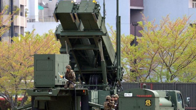 Television footage showed military vehicles carrying launchers and other equipment for the surface-to-air system entering a Japanese base in Kochi before dawn. (Photo: Representational/AFP) Television footage showed military vehicles carrying launchers and other equipment for the surface-to-air system entering a Japanese base in Kochi before dawn. (Photo: Representational/AFP)