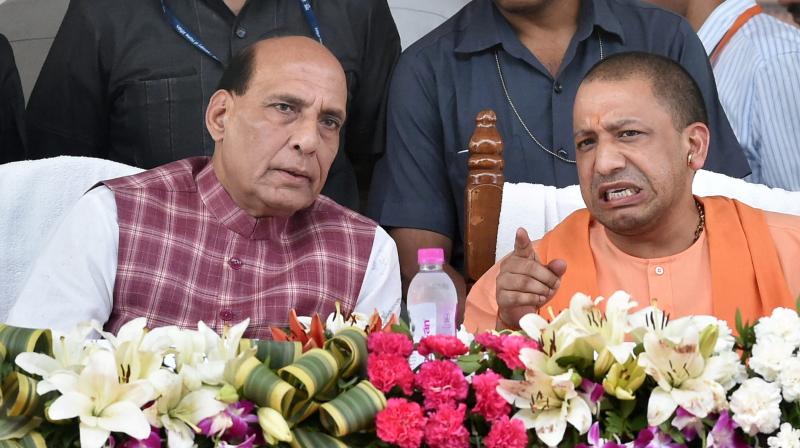Union Home Minister Rajnath Singh assured countrymen that adoption of the 'new India' policy will help the government solve issues like terrorism, naxalism and Northeast insurgency by 2022. (Photo: PTI) Union Home Minister Rajnath Singh assured countrymen that adoption of the 'new India' policy will help the government solve issues like terrorism, naxalism and Northeast insurgency by 2022. (Photo: PTI)