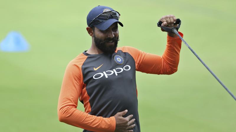 The BCCI on Sunday clarified that all-rounder Ravindra Jadeja was indeed fit for the ongoing Test series and his shoulder injury flared only after landing in Australia. (Photo: AP) The BCCI on Sunday clarified that all-rounder Ravindra Jadeja was indeed fit for the ongoing Test series and his shoulder injury flared only after landing in Australia. (Photo: AP)