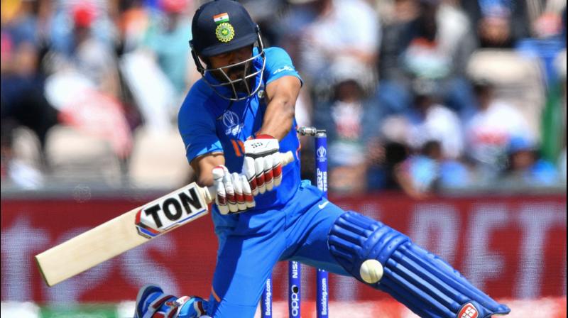 Talking about the pitch, Jadhav said it was slow and the ball was turning a little. (Photo: AFP) Talking about the pitch, Jadhav said it was slow and the ball was turning a little. (Photo: AFP)
