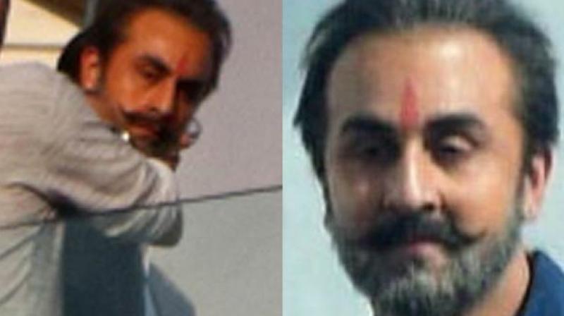 Ranbir Kapoor in Dutt biopic. Ranbir Kapoor in Dutt biopic.