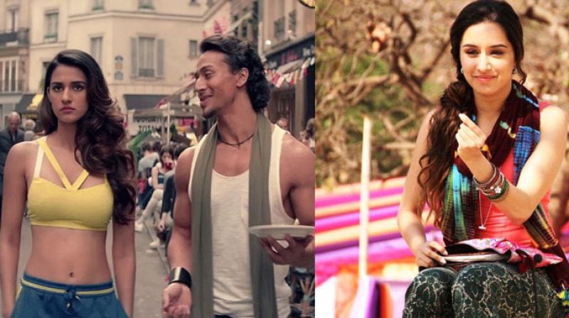 Disha Patani and Tiger Shroff in 'Befikra' video; Shraddha Kapoor in a still from 'Ek Villain'. Disha Patani and Tiger Shroff in 'Befikra' video; Shraddha Kapoor in a still from 'Ek Villain'.
