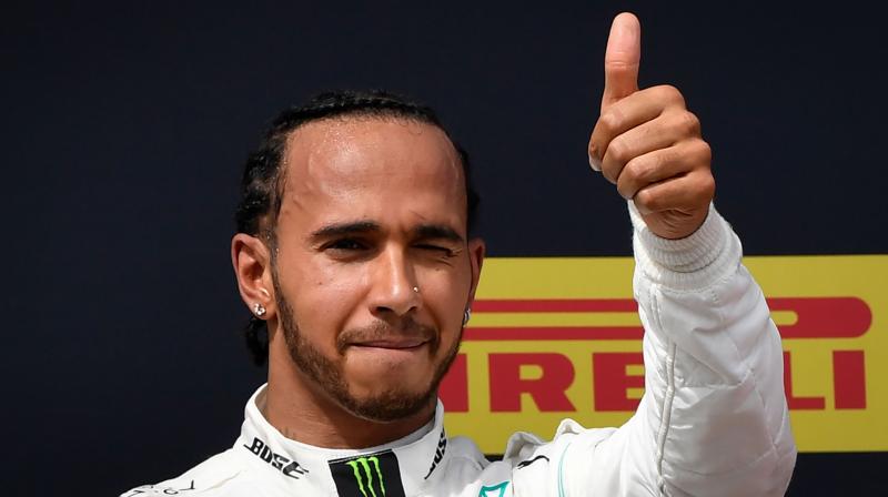 The win also marked Hamilton's sixth triumph in eight races this season. (Photo: AFP) The win also marked Hamilton's sixth triumph in eight races this season. (Photo: AFP)