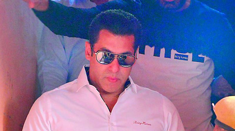 Salman Khan leaves court after appearing in the Arms Act case in Jodhpur on Wednesday. (Photo: PTI) Salman Khan leaves court after appearing in the Arms Act case in Jodhpur on Wednesday. (Photo: PTI)