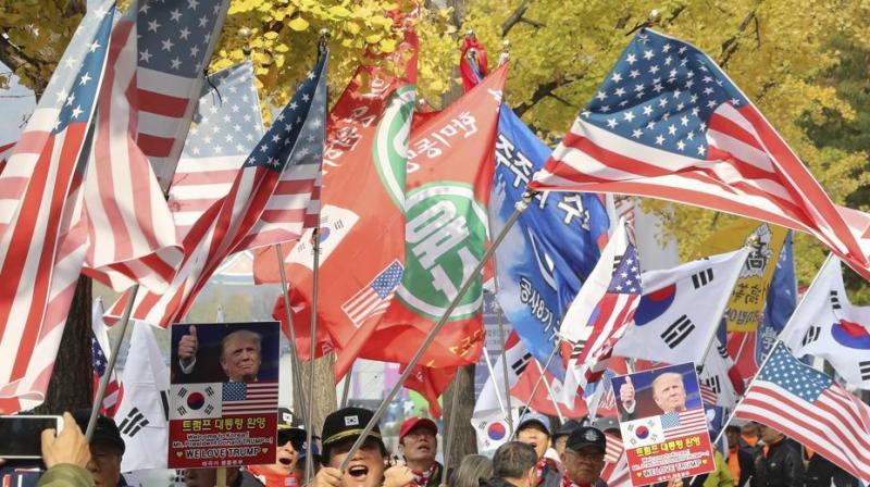 When asked on the timing of the announcement, government officials denied it was tied to Trump’s visit to Seoul. (Photo: AFP) When asked on the timing of the announcement, government officials denied it was tied to Trump’s visit to Seoul. (Photo: AFP)