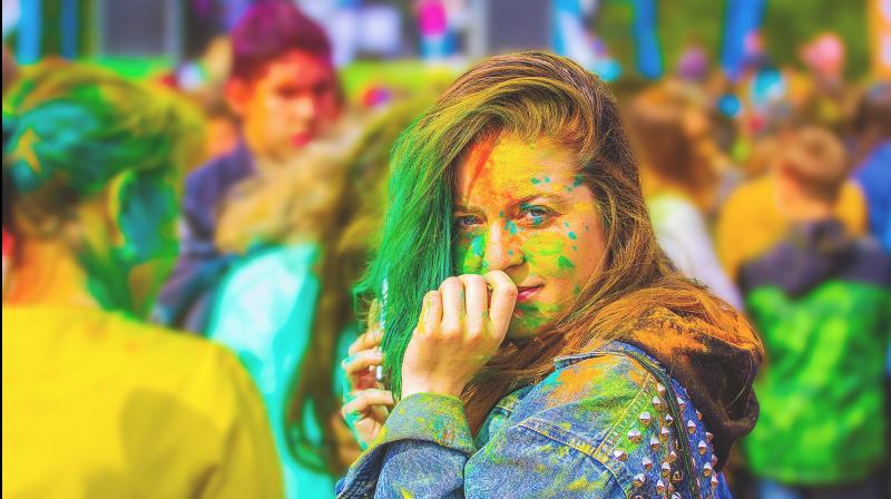 Dermatologists suggest that persons with a known history of atopy or allergic rhinitis are more prone to allergies of holi colours. (Photo: Pixabay) Dermatologists suggest that persons with a known history of atopy or allergic rhinitis are more prone to allergies of holi colours. (Photo: Pixabay)