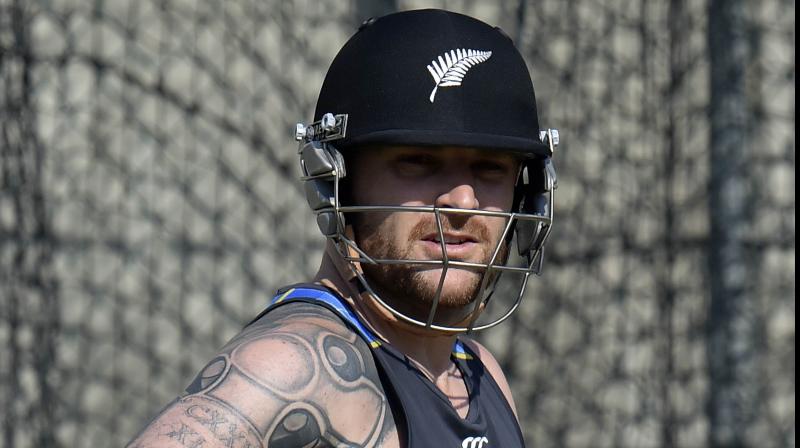 Former New Zealand captain Brendon McCullum. AFP Photo