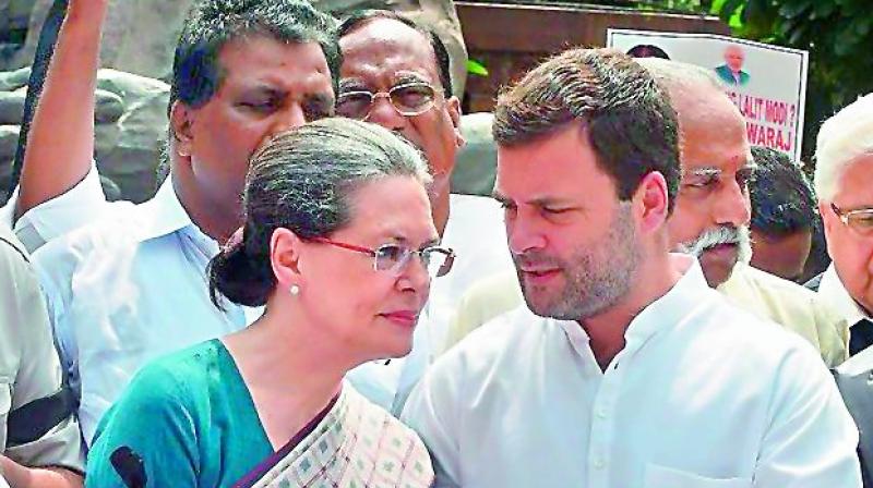 All in the family: Rahul Gandhi is inheriting the Congress, but it is a party his mother Sonia inherited from her husband Rajiv, who inherited it from his brother Sanjay, who inherited it from their mother Indira, who had inherited it from her father Jawaharlal Nehru. All in the family: Rahul Gandhi is inheriting the Congress, but it is a party his mother Sonia inherited from her husband Rajiv, who inherited it from his brother Sanjay, who inherited it from their mother Indira, who had inherited it from her father Jawaharlal Nehru.