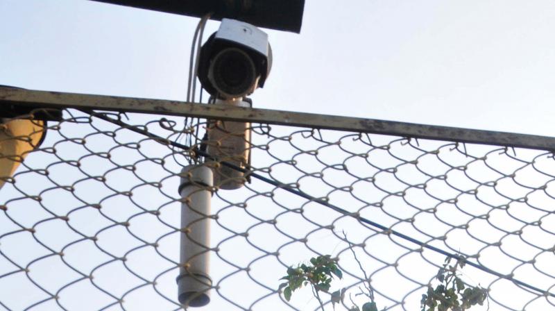 A surveillance camera at Rajaji Nagar. (Photo: DC) A surveillance camera at Rajaji Nagar. (Photo: DC)