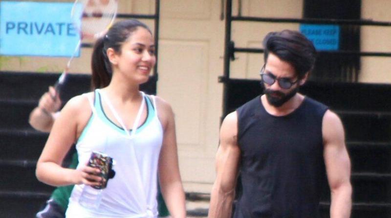 Mira Rajput and Shahid Kapoor. Mira Rajput and Shahid Kapoor.