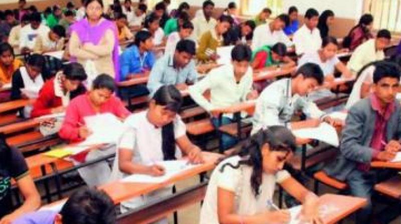 Tanvir Sait there was no correlation between the coming Assembly polls and advance announcement of exam dates of both SSLC and PU courses. (Representational image) Tanvir Sait there was no correlation between the coming Assembly polls and advance announcement of exam dates of both SSLC and PU courses. (Representational image)