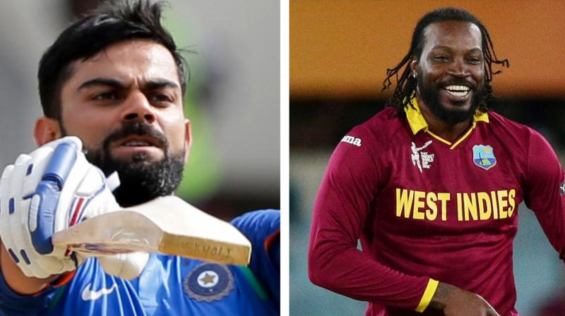 ohli has opened a lot for Royal Challengers Bangalore in the IPL, while Gayle will be donning the Caribbean maroons after a gap 15 months. (Photo: AP) ohli has opened a lot for Royal Challengers Bangalore in the IPL, while Gayle will be donning the Caribbean maroons after a gap 15 months. (Photo: AP)