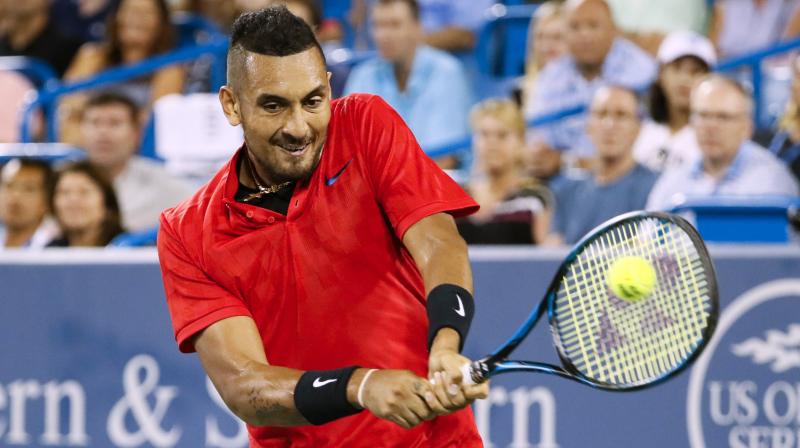 Kyrgios stole the show by overpowering the 15-time Grand Slam champion after each had won earlier.. (Photo: AP) Kyrgios stole the show by overpowering the 15-time Grand Slam champion after each had won earlier.. (Photo: AP)