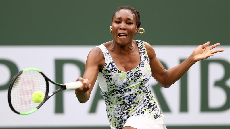 Williams, who is the oldest female player in the draw at 37, rallied in the second set against Sevastova to book her spot in the quarter-finals. (Photo: AFP) Williams, who is the oldest female player in the draw at 37, rallied in the second set against Sevastova to book her spot in the quarter-finals. (Photo: AFP)