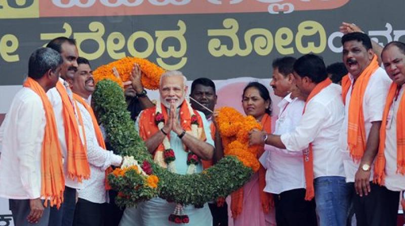 Cauvery water dispute: On delay in implementing scheme, Centre told the Supreme Court that Prime Minister Narendra Modi was busy with Karnataka Assembly elections. (Photo: PTI) Cauvery water dispute: On delay in implementing scheme, Centre told the Supreme Court that Prime Minister Narendra Modi was busy with Karnataka Assembly elections. (Photo: PTI)