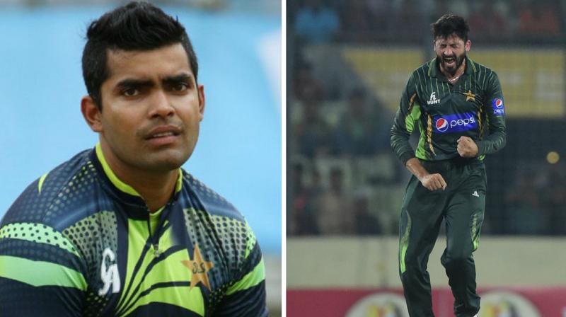 The PCB has imposed a fine of 50 per cent of match fee of Umar Akmal and Junaid Khan and has put the duo under observation for a period of one month, starting from May 18. (Photo: AFP) The PCB has imposed a fine of 50 per cent of match fee of Umar Akmal and Junaid Khan and has put the duo under observation for a period of one month, starting from May 18. (Photo: AFP)
