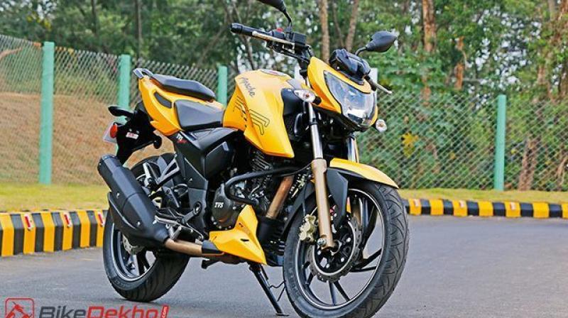 As all TVS two-wheelers have an engine smaller than 350cc, the prices have gone down across its product portfolio. As all TVS two-wheelers have an engine smaller than 350cc, the prices have gone down across its product portfolio.