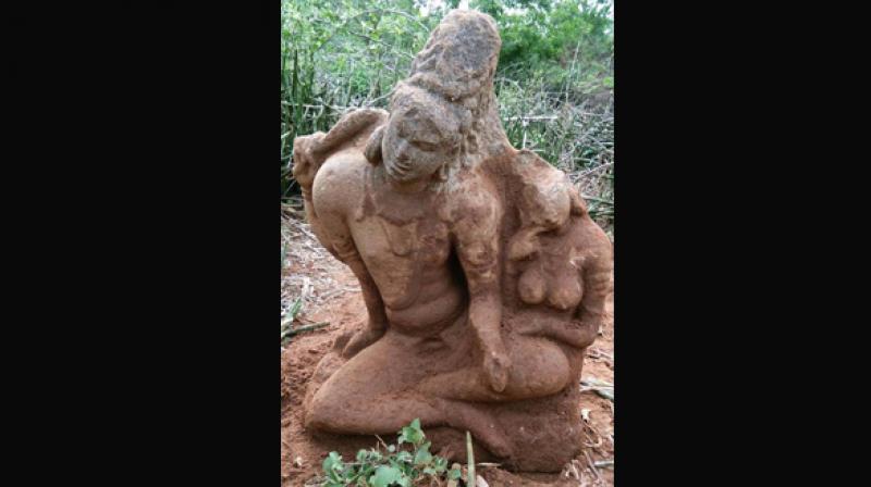 A statue unearthed by the Archaeological foundation. (Photo: DC) A statue unearthed by the Archaeological foundation. (Photo: DC)