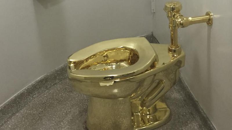Police said the toilet was taken early Saturday by thieves who used at least two vehicles. (Photo: AFP) Police said the toilet was taken early Saturday by thieves who used at least two vehicles. (Photo: AFP)