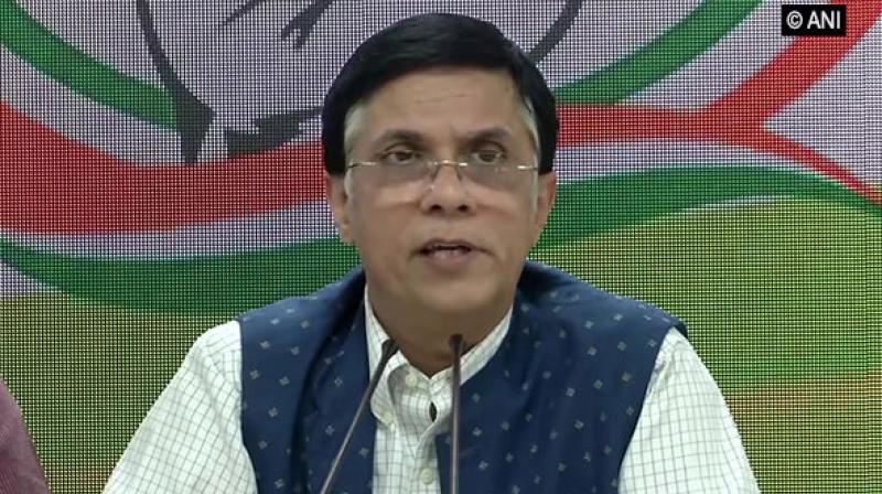 'There are pieces of evidence that Hindu Mahasabha at its Gandhinagar conference first gave the two-nation theory. Three years later, the Muslim League at its Lahore conference also advocated for the same. Veer Savarkar was the biggest advocate of the two-nation theory,' Khera said. (Photo: ANI) 'There are pieces of evidence that Hindu Mahasabha at its Gandhinagar conference first gave the two-nation theory. Three years later, the Muslim League at its Lahore conference also advocated for the same. Veer Savarkar was the biggest advocate of the two-nation theory,' Khera said. (Photo: ANI)