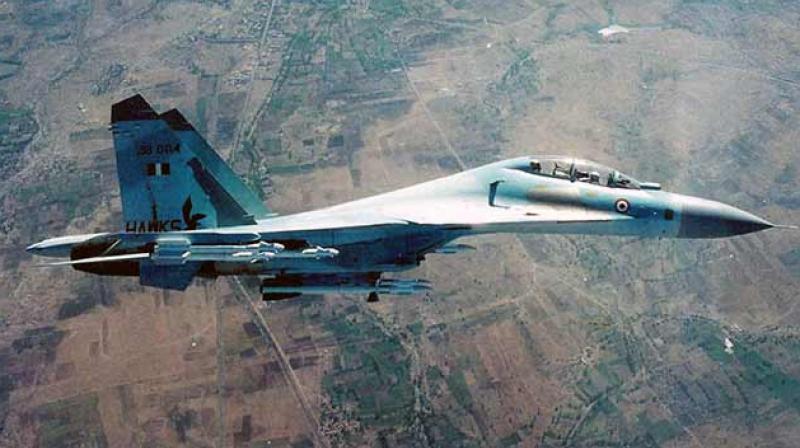 The IAF's Sukhoi 30MKI fighter jets will also land on Lucknow-Agra Expressway in the special exercise. (Photo: Indian Airforce) The IAF's Sukhoi 30MKI fighter jets will also land on Lucknow-Agra Expressway in the special exercise. (Photo: Indian Airforce)