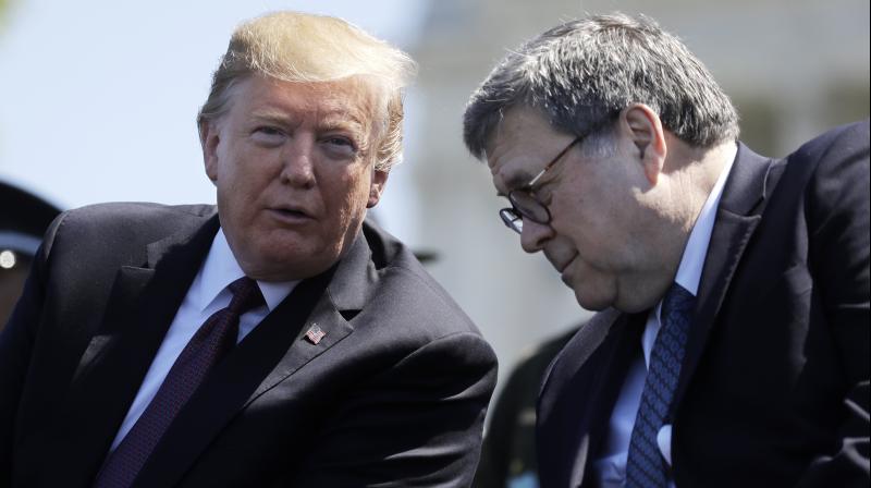 Trump is giving Barr a new tool in his investigation, empowering his attorney general to unilaterally unseal documents. (Photo:AP) Trump is giving Barr a new tool in his investigation, empowering his attorney general to unilaterally unseal documents. (Photo:AP)