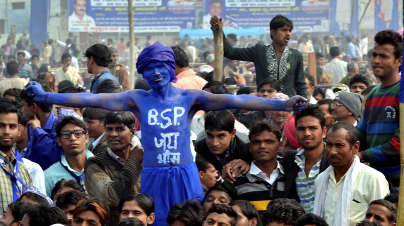 The BSP will also take this opportunity to refresh the memory of Dalits regarding various cases of atrocities on them during the BJP government's rule. (Photo: File/PTI) The BSP will also take this opportunity to refresh the memory of Dalits regarding various cases of atrocities on them during the BJP government's rule. (Photo: File/PTI)
