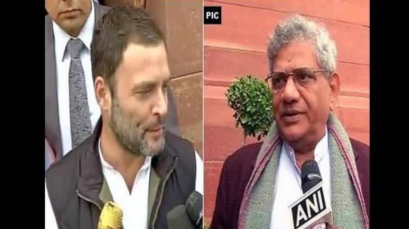 Lawyer Dhrutiman Joshi stated in his complaint that Yechury was heard saying that it was the 'RSS ideology and the RSS men' who killed Lankesh. (Photo: ANI) Lawyer Dhrutiman Joshi stated in his complaint that Yechury was heard saying that it was the 'RSS ideology and the RSS men' who killed Lankesh. (Photo: ANI)