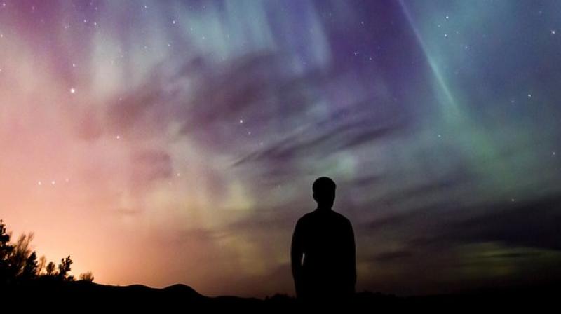Normally, people do not notice airglow, but on bright nights it can become visible to the naked eye, producing the unexplained glow detailed in historical observations. (representational image) Normally, people do not notice airglow, but on bright nights it can become visible to the naked eye, producing the unexplained glow detailed in historical observations. (representational image)