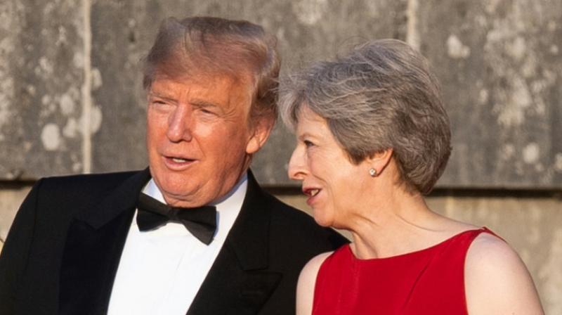 As he began a four-day visit to Britain on Thursday, Trump, a major supporter of Brexit, told The Sun that he had advised May to go about leaving the EU in a different way but was ignored. (Photo: AFP) As he began a four-day visit to Britain on Thursday, Trump, a major supporter of Brexit, told The Sun that he had advised May to go about leaving the EU in a different way but was ignored. (Photo: AFP)